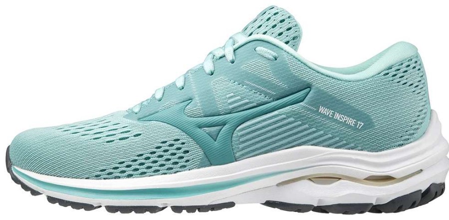 Footwear * | Mizuno Women'S Wave Inspire 17 (5A54 Eggshell Blue/Dusty Turquoise)