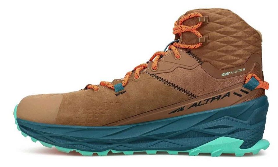 Footwear * | Altra Men'S Olympus 5 Hike Mid Gtx (990 Brown)