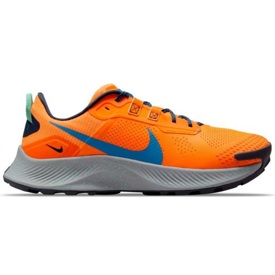 Footwear * | Nike Men'S Pegasus Trail 3 (800 Total Orange/Signal Blue/Wolf Grey)