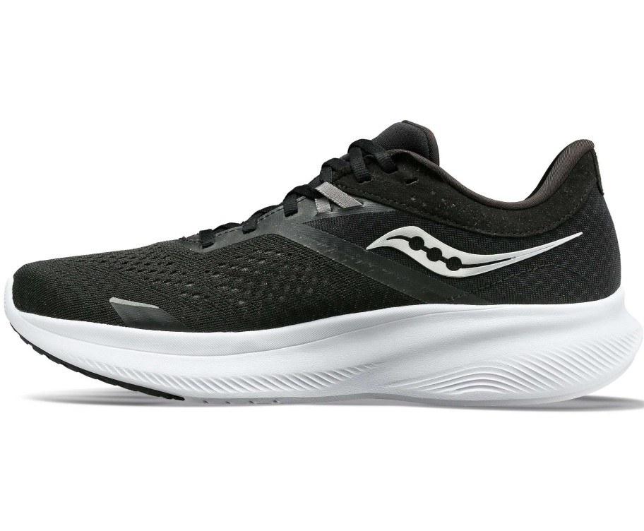 Footwear * | Saucony Men'S Ride 16 (05 Black/White)