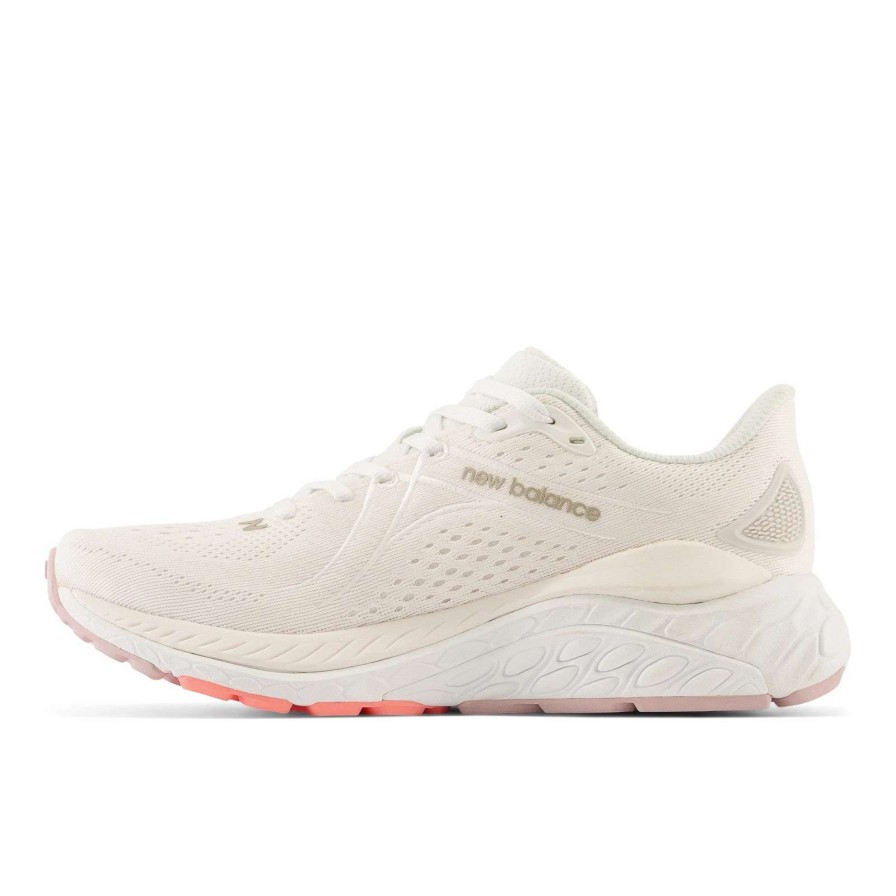 Footwear * | New Balance Women'S Fresh Foam X 860 V13 (L White/Light Gold Metallic/Grapefruit)