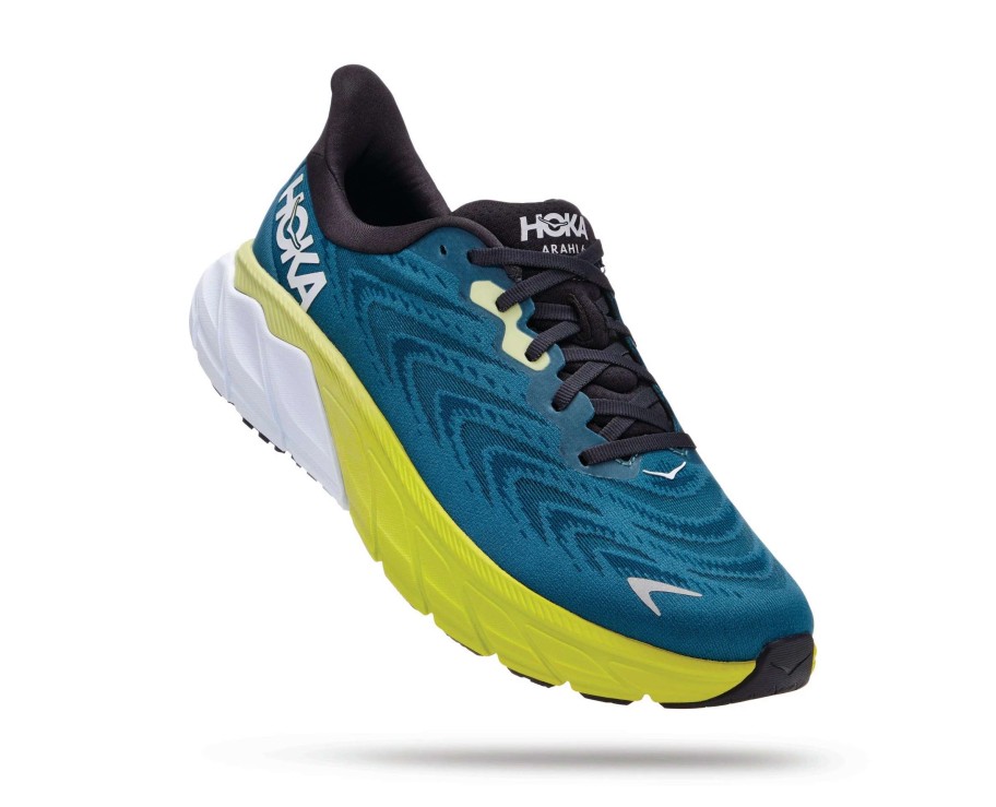 Footwear * | Hoka Men'S Arahi 6 (Bgbcr Blue Graphite/Blue Coral)