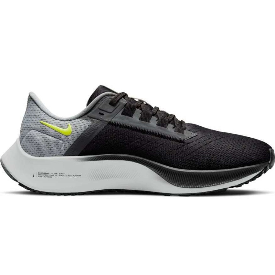 Footwear * | Nike Men'S Zoom Pegasus 38 (005 Dark Smoke Grey/Volt/Smoke Grey)