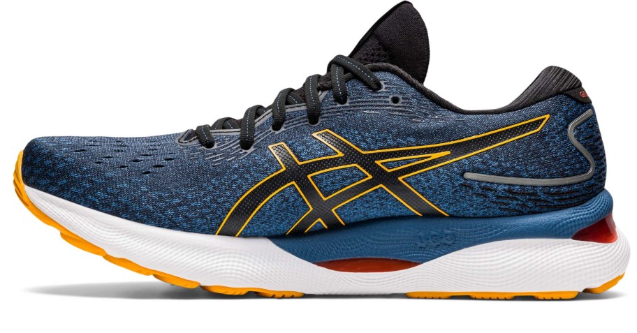 Footwear * | Asics Men'S Gel-Nimbus 24 (403 Azure/Amber)