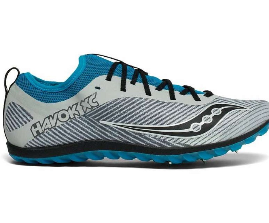 Footwear * | Saucony Men'S Havok Xc 2 (3 Grey/Blue)