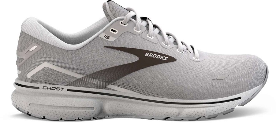 Footwear * | Brooks Men'S Ghost 15 (098 Alloy/Oyster/Black)