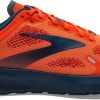 Footwear * | Brooks Men'S Launch 9 (854 Flame/Titan/Crystal Teal)