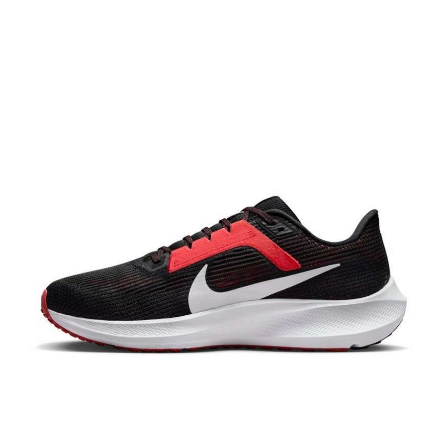 Footwear * | Nike Men'S Air Zoom Pegasus 40 (003 Black/White/Lt Crimson)