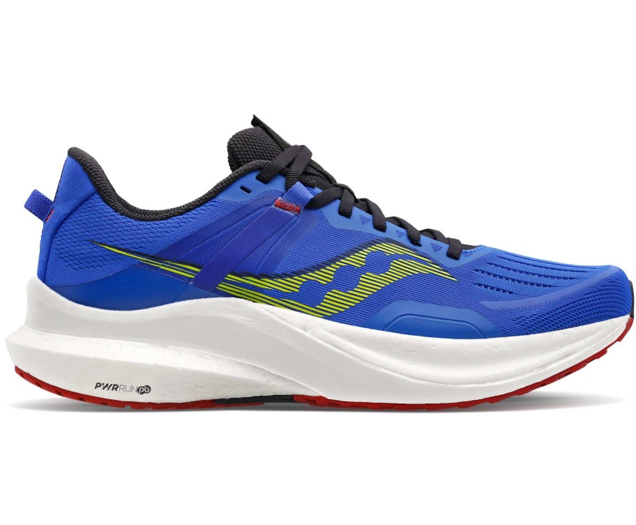 Footwear * | Saucony Men'S Tempus (25 Blue Raz/Acid)