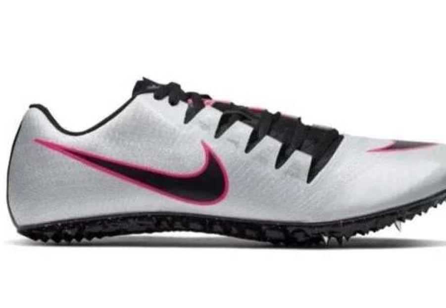 Footwear * | Nike Unisex Zoom Ja Fly 3 Track Spike (003 Pure Platinum/Black-Pink Blast)