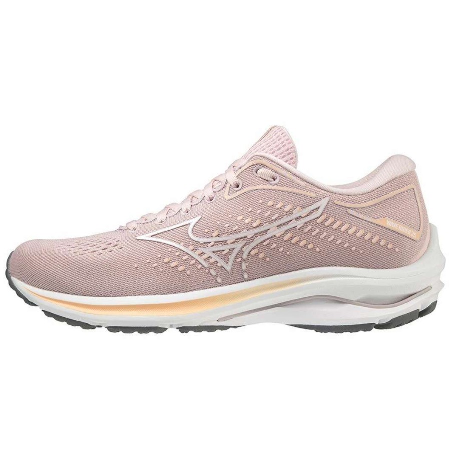 Footwear * | Mizuno Women'S Wave Rider 25 (6K00 Pale Lilac-White)