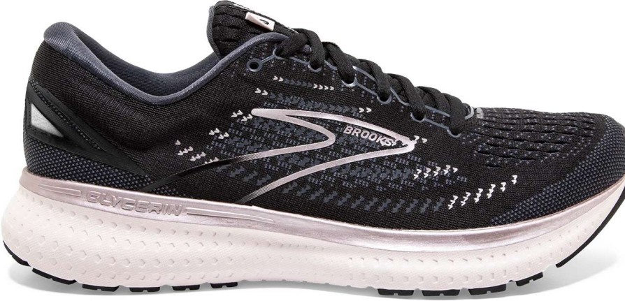 Footwear * | Brooks Women'S Glycerin 19 (074 Black/Ombre/Metallic)