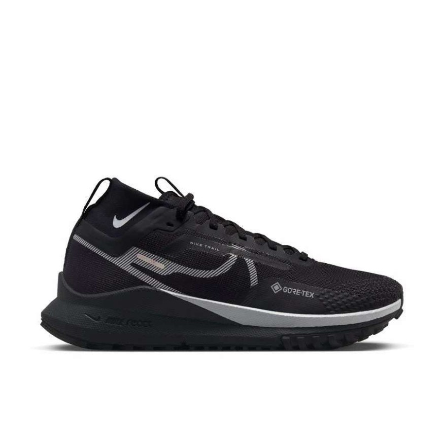 Footwear * | Nike Women'S React Pegasus Trail 4 Gore-Tex (001 Black/Wolf Grey/Reflective Silver)