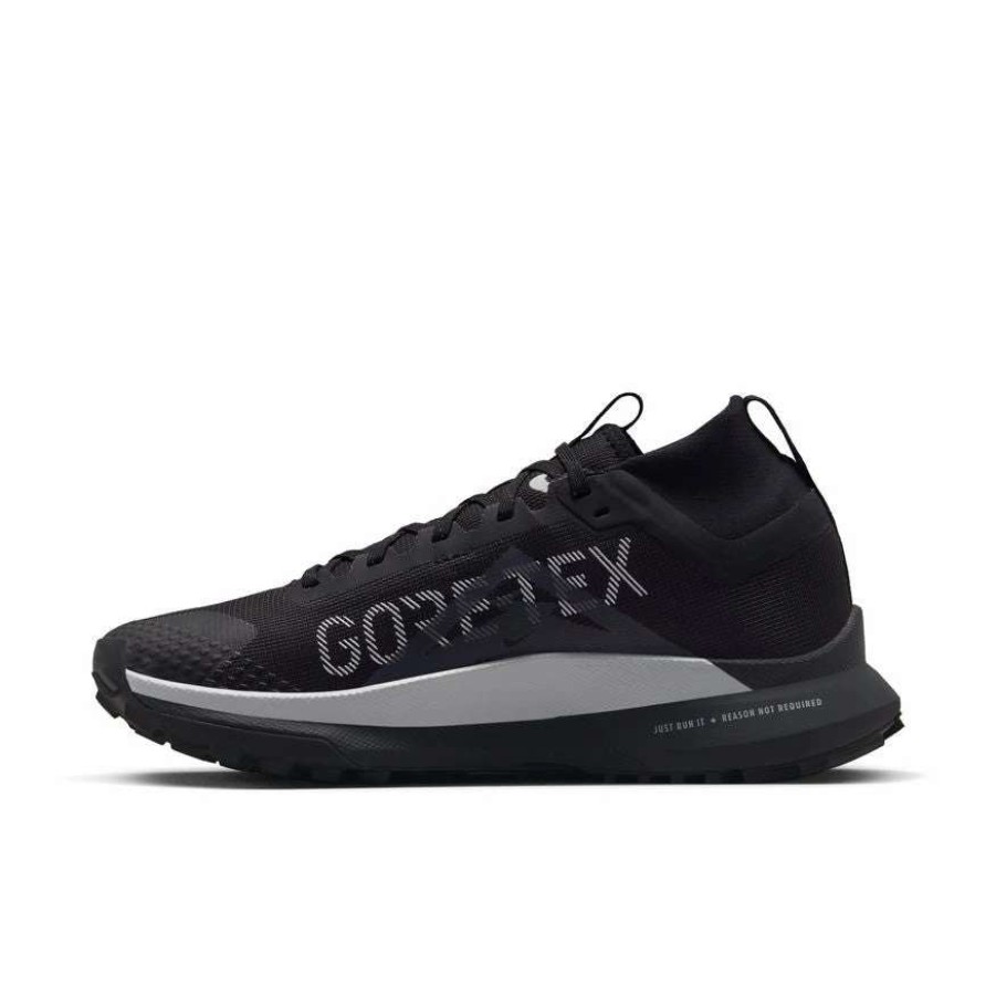 Footwear * | Nike Women'S React Pegasus Trail 4 Gore-Tex (001 Black/Wolf Grey/Reflective Silver)