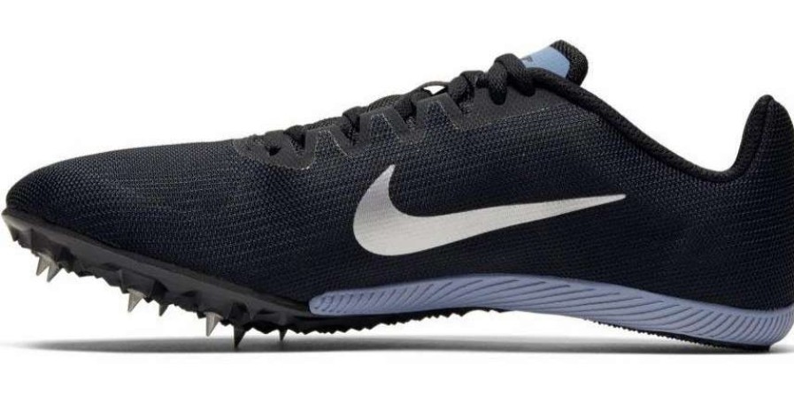 Footwear * | Nike Unisex Zoom Rival M 9 (004 Black/Metallic Silver-Indigo Fog)