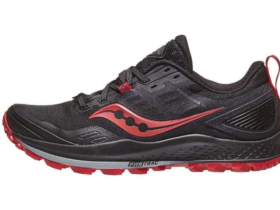 Footwear * | Saucony Women'S Peregrine 10 (20 Black/Barberry)