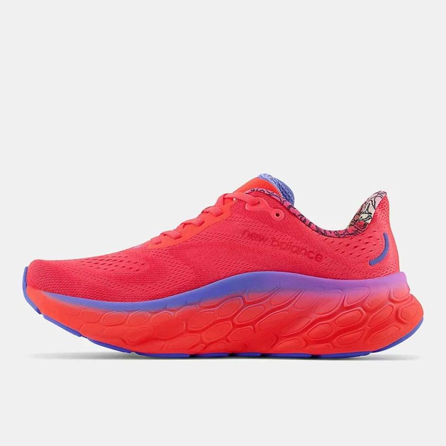 Footwear * | New Balance Men'S Fresh Foam More V4 (Lr Electric Red/Bright Lapis)