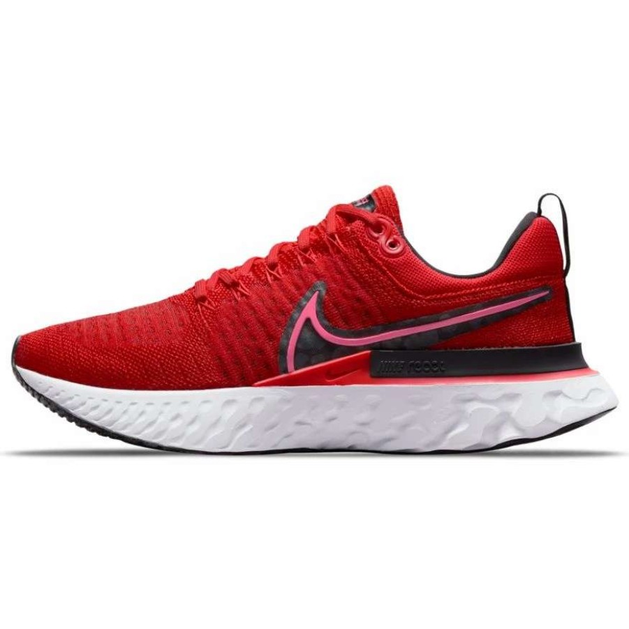 Footwear * | Nike Women'S React Infinity Run Flyknit 2 (600 Chile Red/Hyper Pink/Black/Dark Smoke Grey)