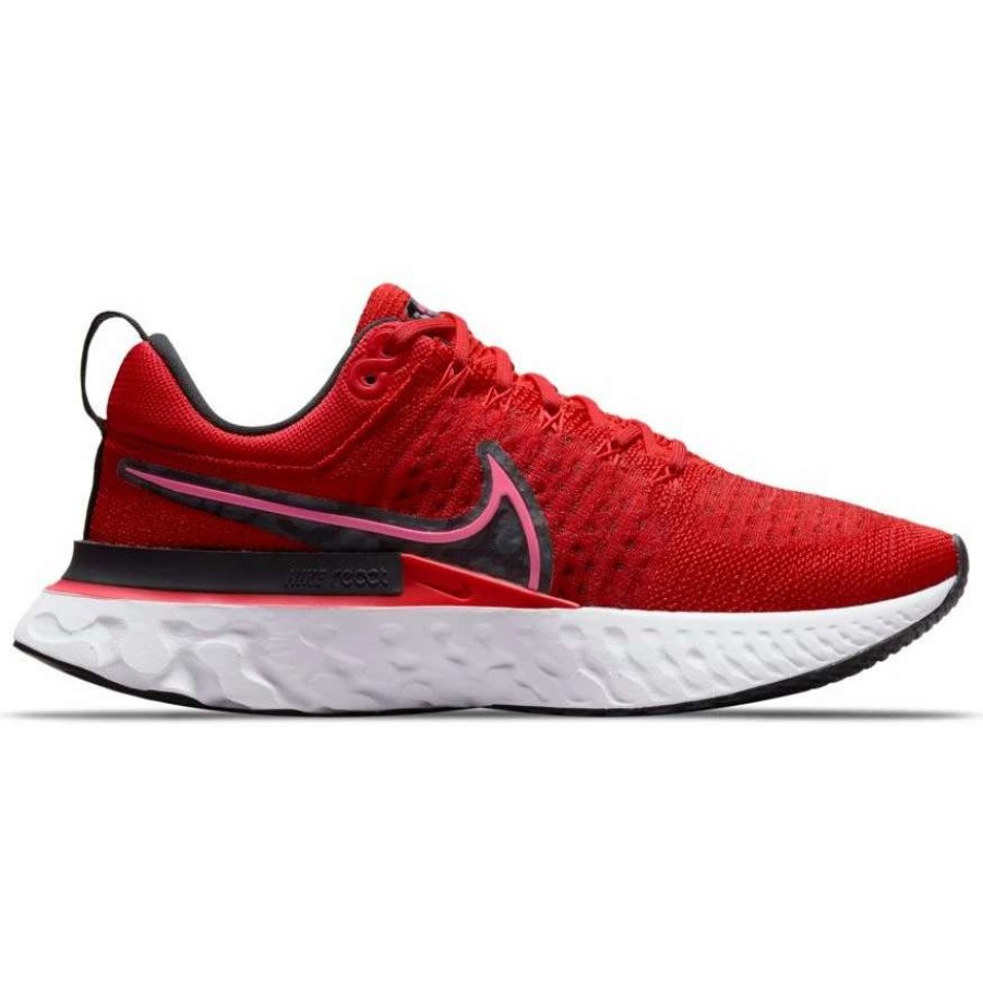 Footwear * | Nike Women'S React Infinity Run Flyknit 2 (600 Chile Red/Hyper Pink/Black/Dark Smoke Grey)