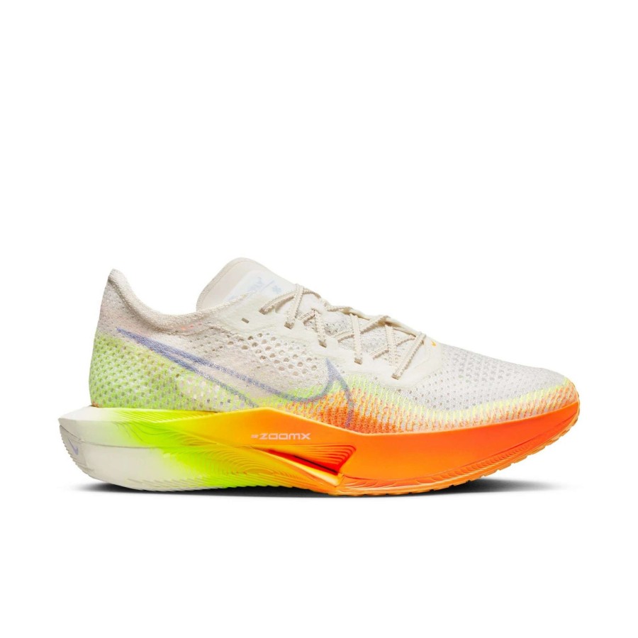 Footwear * | Nike Men'S Zoomx Vaporfly 3 (101- Sail/Total Orange/Volt/Cobalt Bliss)