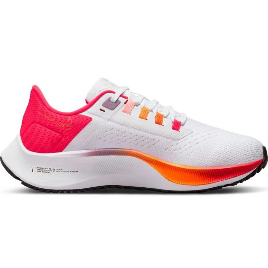 Footwear * | Nike Women'S Zoom Pegasus 38 (100 White/Metallic Gold/Siren Red)