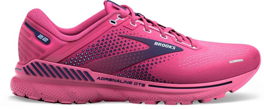 Footwear * | Brooks Women'S Adrenaline Gts 22 (684 Rose/Peacoat/Kentucky Blue)