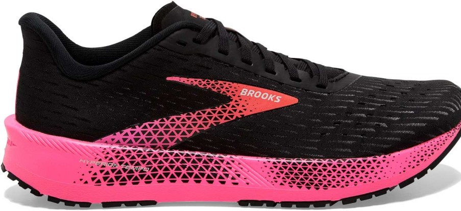 Footwear * | Brooks Women'S Hyperion Tempo (086 Black/Pink/Hot Coral)