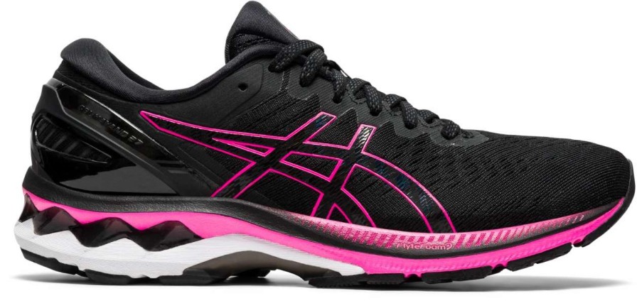 Footwear * | Asics Women'S Gel-Kayano 27 (003 Black/Pink Glo)