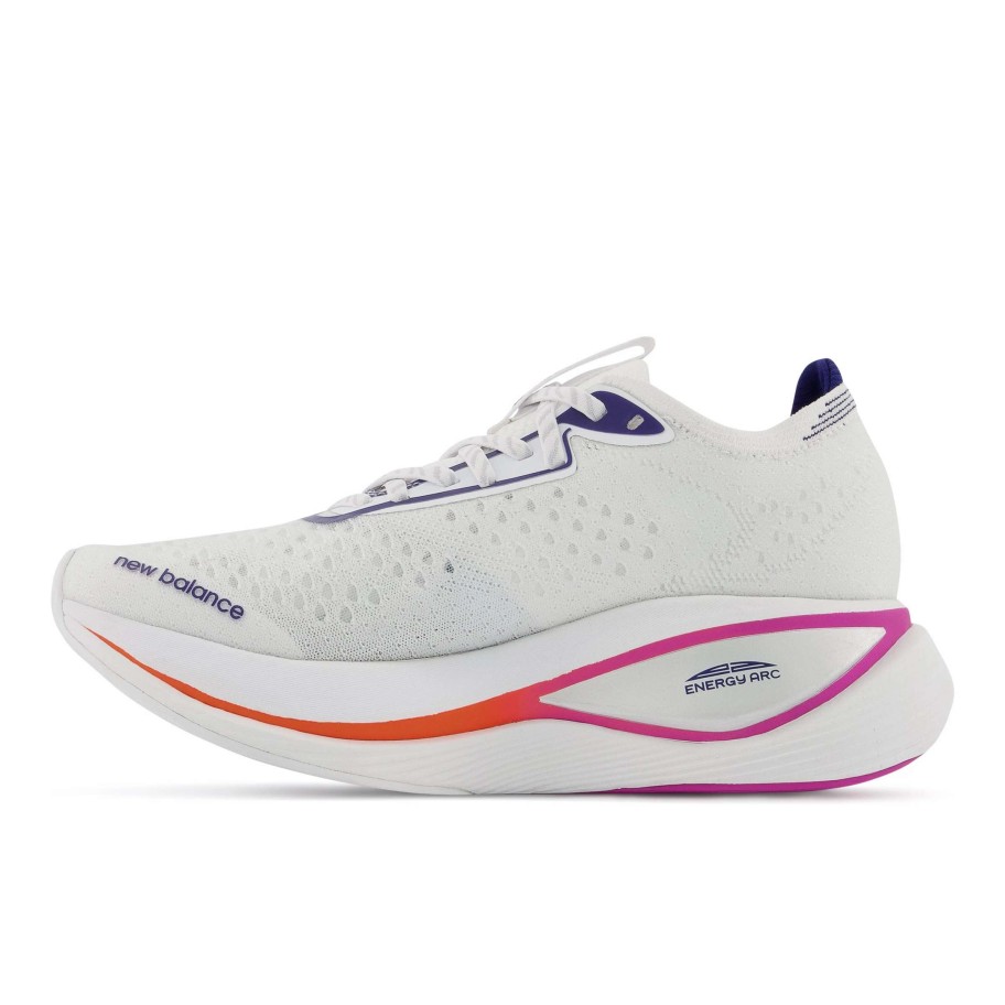 Footwear * | New Balance Women'S Fuelcell Supercomp Trainer (Lw White/Victory Blue/Magenta Pop)