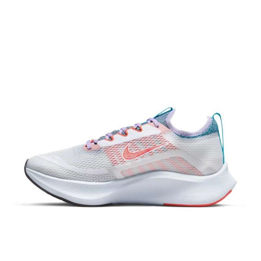 Footwear * | Nike Women'S Zoom Fly 4 (100 -White/Team Orange/Lilac/Laser Blue)