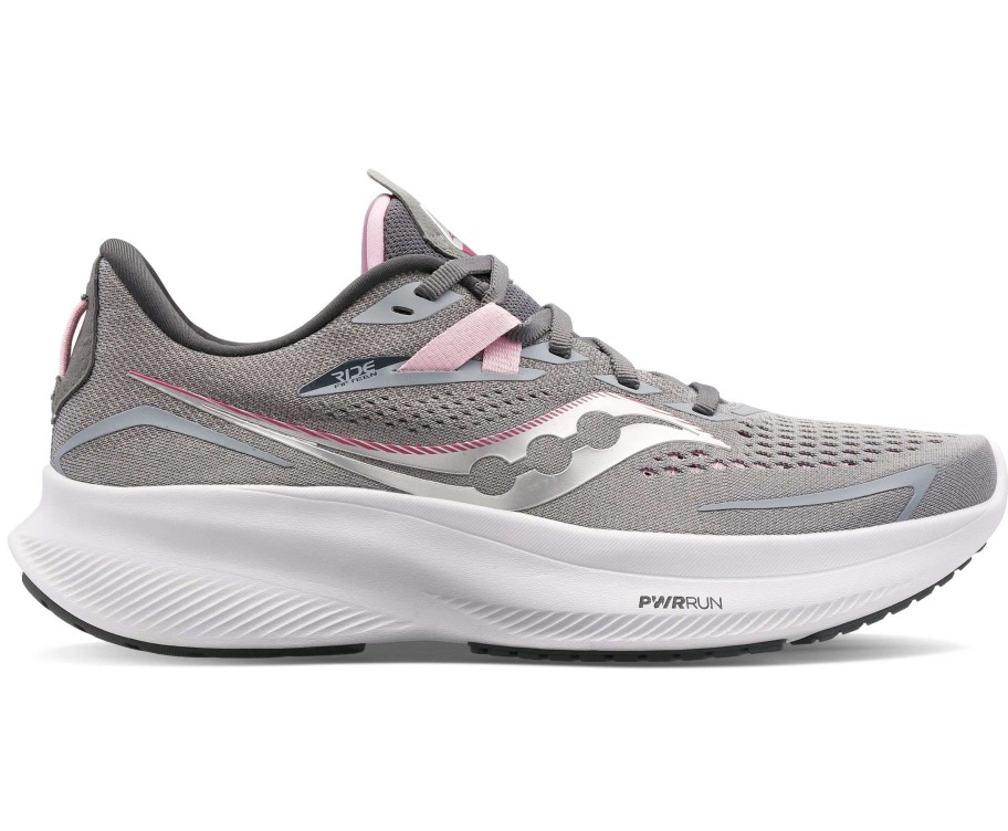 Footwear * | Saucony Women'S Ride 15 (15 Alloy/Quartz)