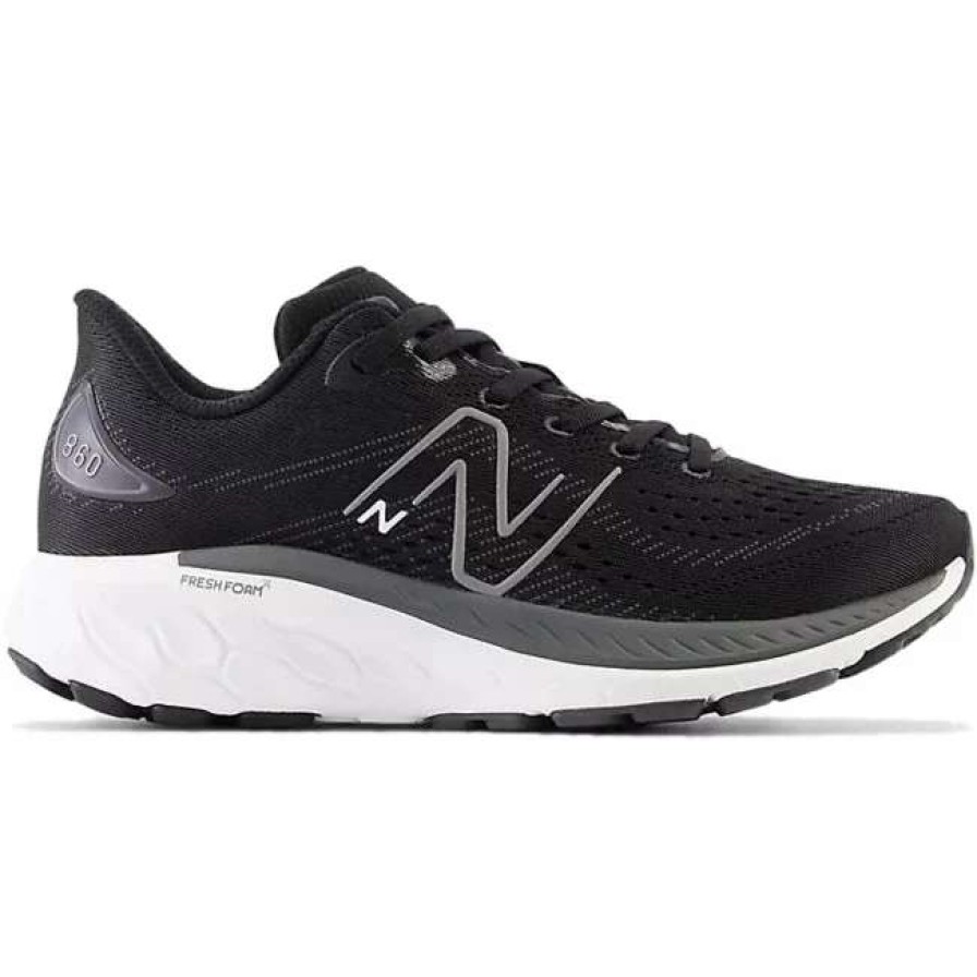 Footwear * | New Balance Little Kid'S Fresh Foam X 860 V13 (K Black/White/Magnet)