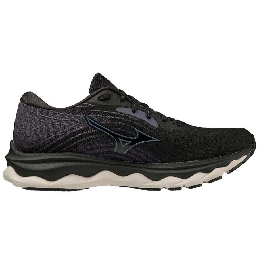 Footwear * | Mizuno Women'S Wave Sky 6 (90Qs Black/Quicksilver)