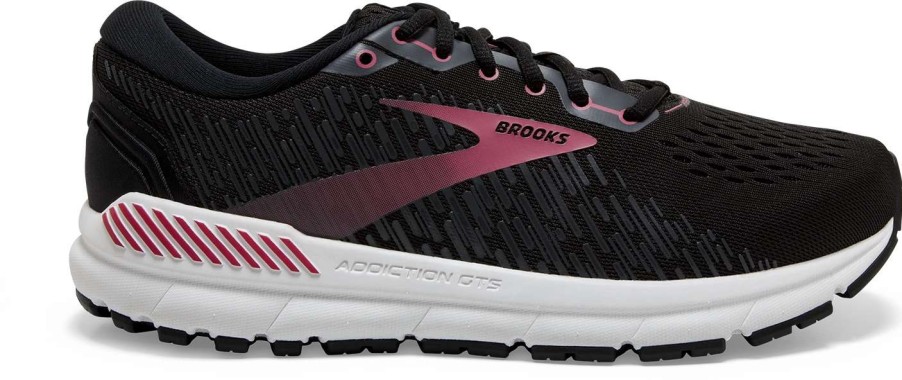 Footwear * | Brooks Women'S Addiction Gts 15 (088 Black/Ebony/Mauvewood)