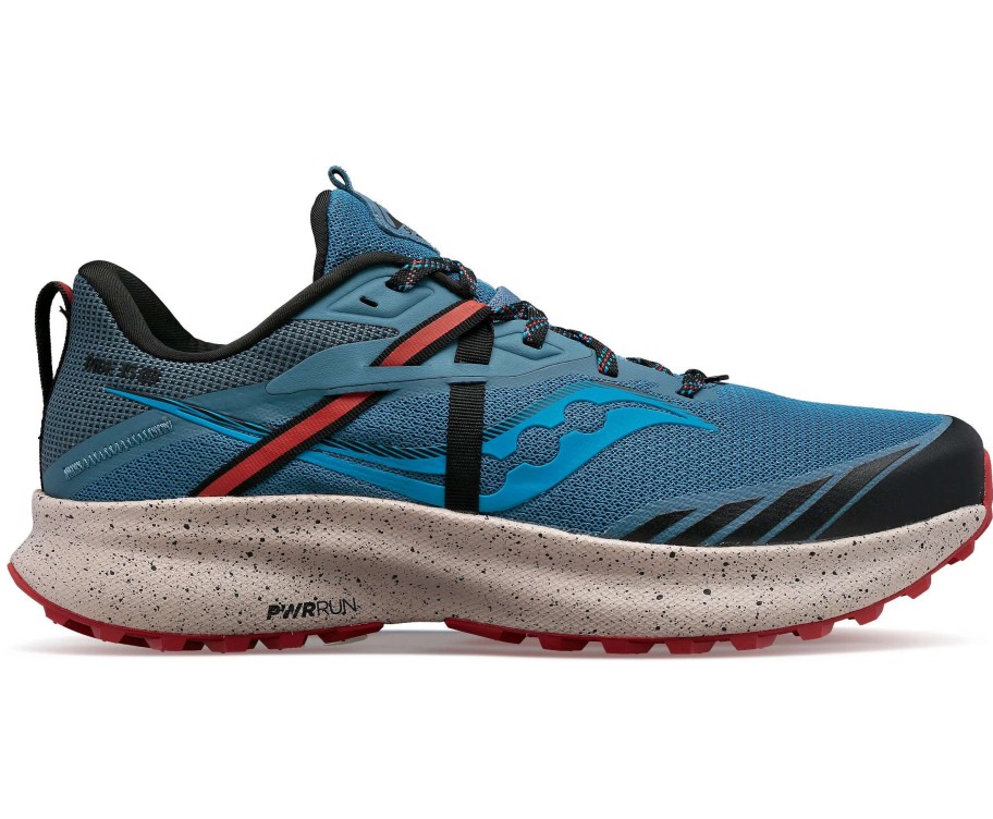 Footwear * | Saucony Men'S Ride 15 Tr (31 Deep Sea/Lava)