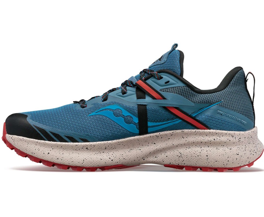 Footwear * | Saucony Men'S Ride 15 Tr (31 Deep Sea/Lava)