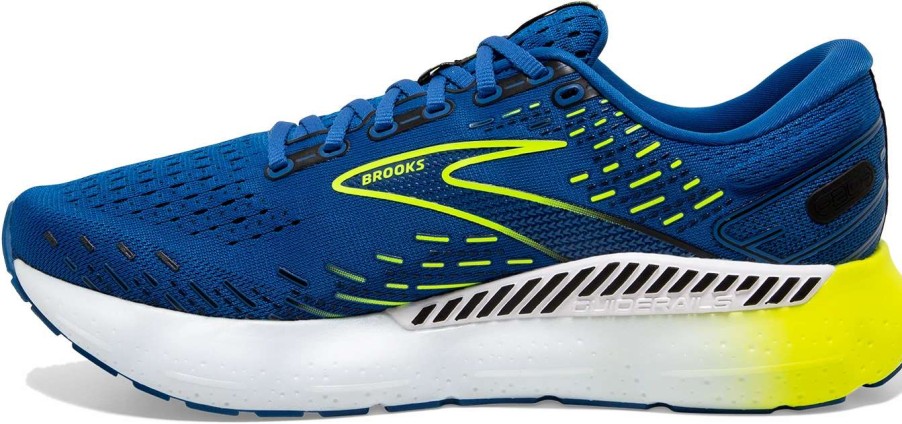 Footwear * | Brooks Men'S Glycerin Gts 20 (482 Blue/Nightlife/White)