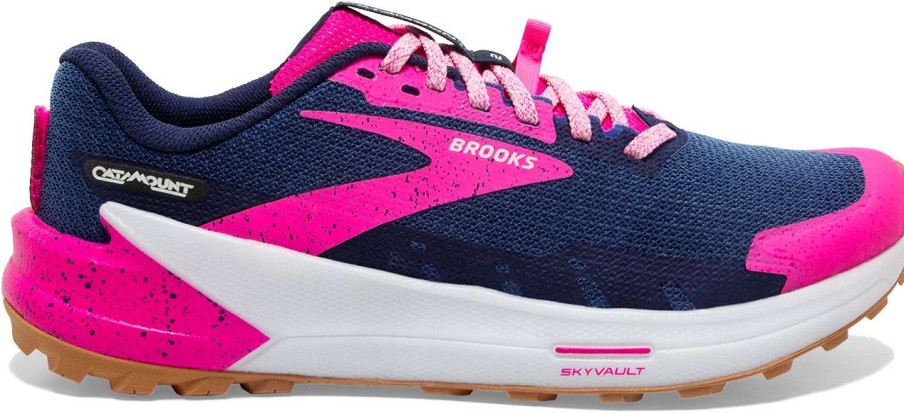 Footwear * | Brooks Women'S Catamount 2 (425 Peacoat/Pink/Biscuit)