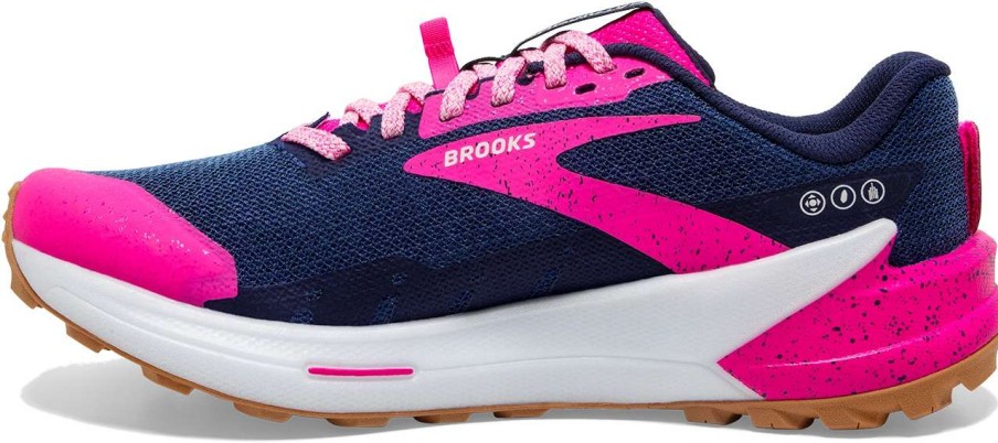 Footwear * | Brooks Women'S Catamount 2 (425 Peacoat/Pink/Biscuit)