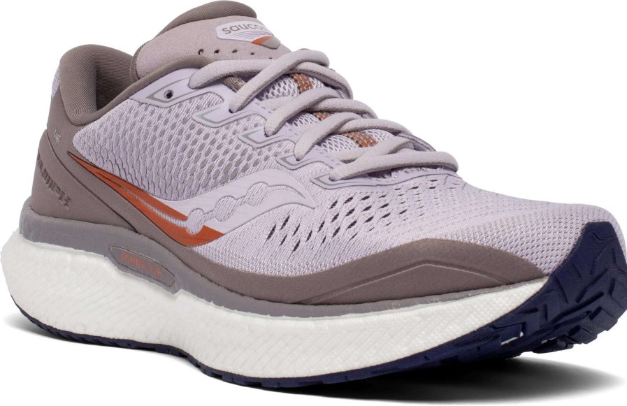 Footwear * | Saucony Women'S Triumph 18 (35 Lilac/Copper)