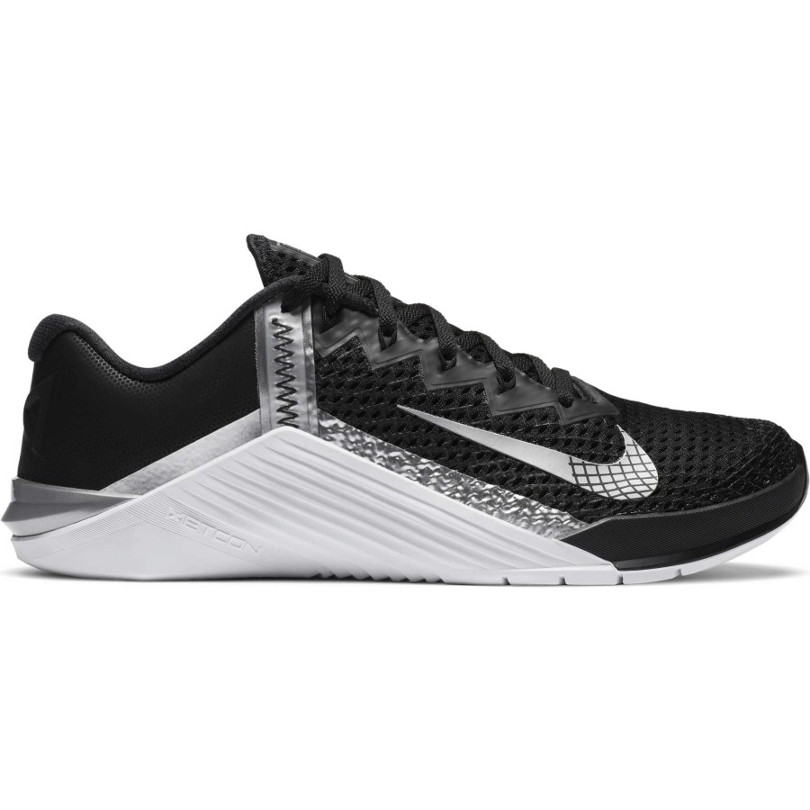 Footwear * | Nike Women'S Metcon 6 (010 Black/Metallic Silver-Metallic Silver)