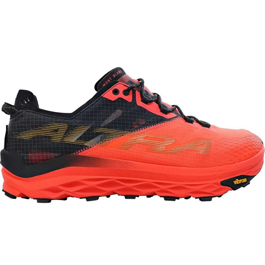 Footwear * | Altra Men'S Mont Blanc (602 Coral/Black)