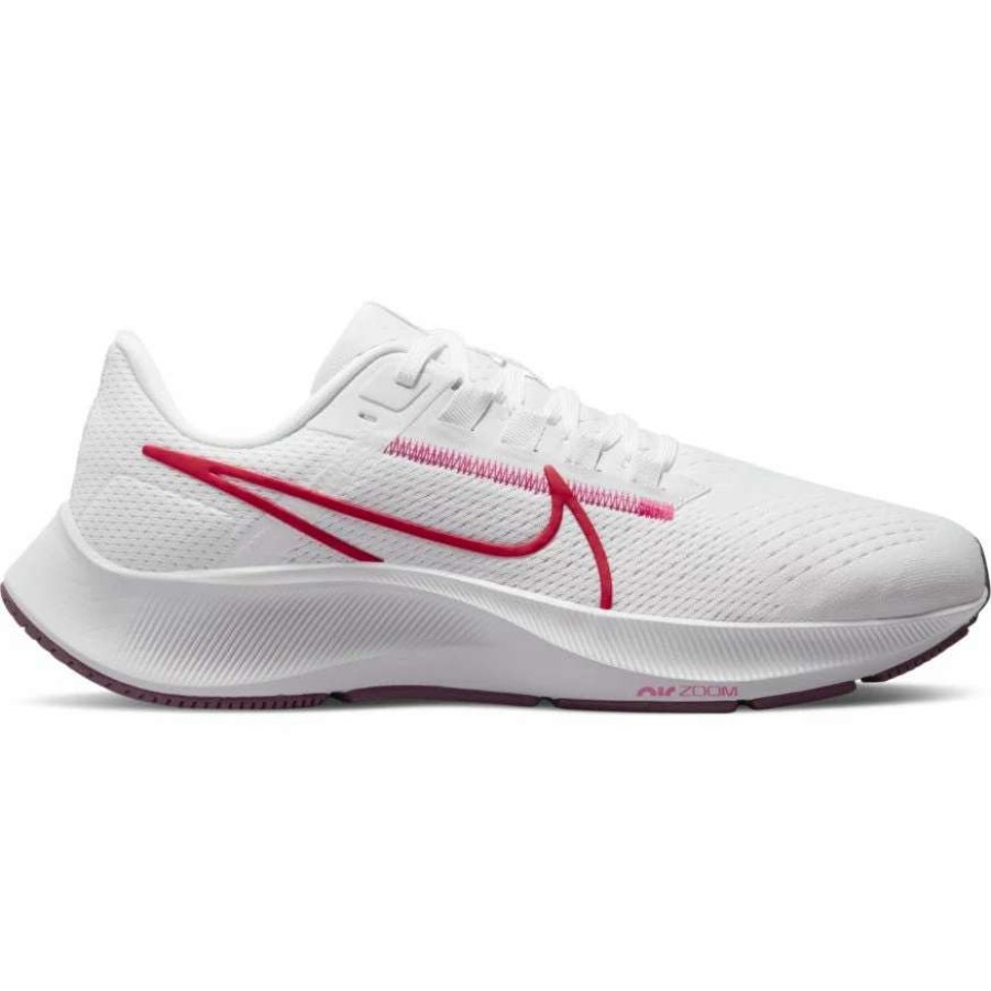 Footwear * | Nike Women'S Zoom Pegasus 38 (106 White/Mystic Hibiscus/Iris Whisper)