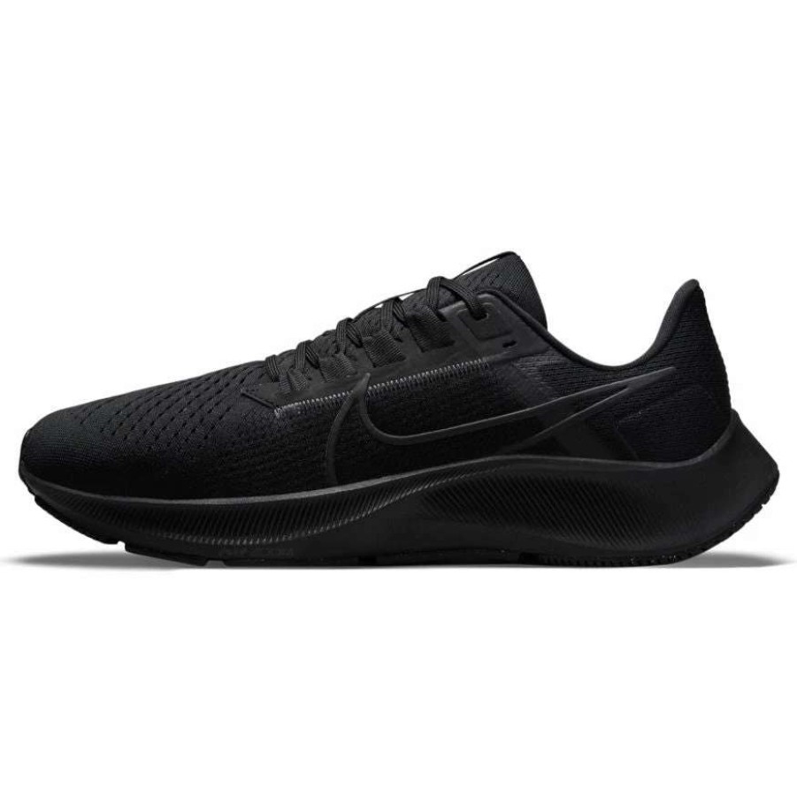 Footwear * | Nike Men'S Zoom Pegasus 38 (001 Black/Black/Anthracite/Volt)