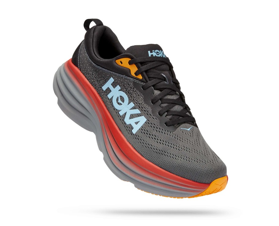 Footwear * | Hoka Men'S Bondi 8 (Actl Anthracite/Castlerock)