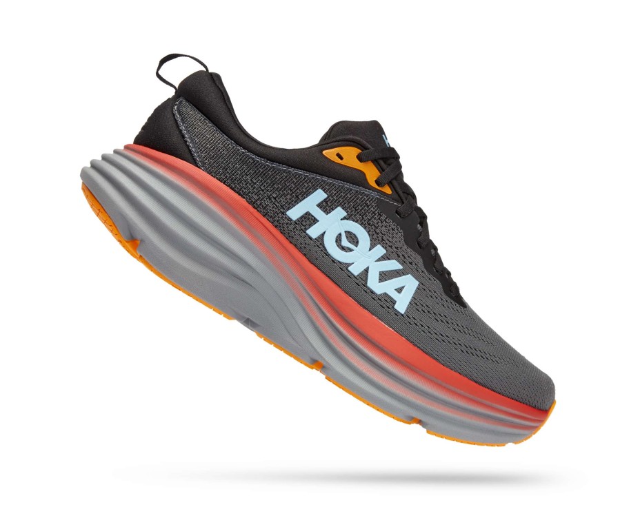 Footwear * | Hoka Men'S Bondi 8 (Actl Anthracite/Castlerock)