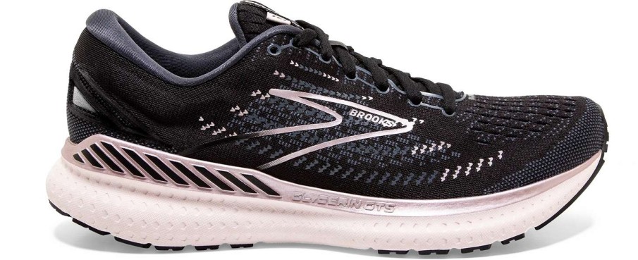 Footwear * | Brooks Women'S Glycerin Gts 19 (074 Black/Ombre/Metallic)