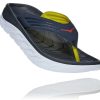 Footwear * | Hoka Men'S Ora Recovery Flip (Obfs Ombre Blue/Fiesta)