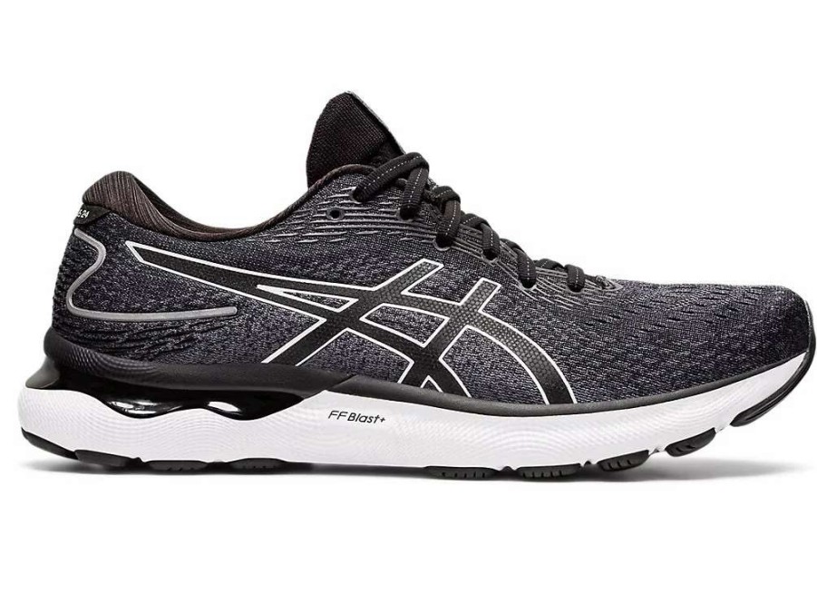 Footwear * | Asics Men'S Gel-Nimbus 24 (001 Black/White)