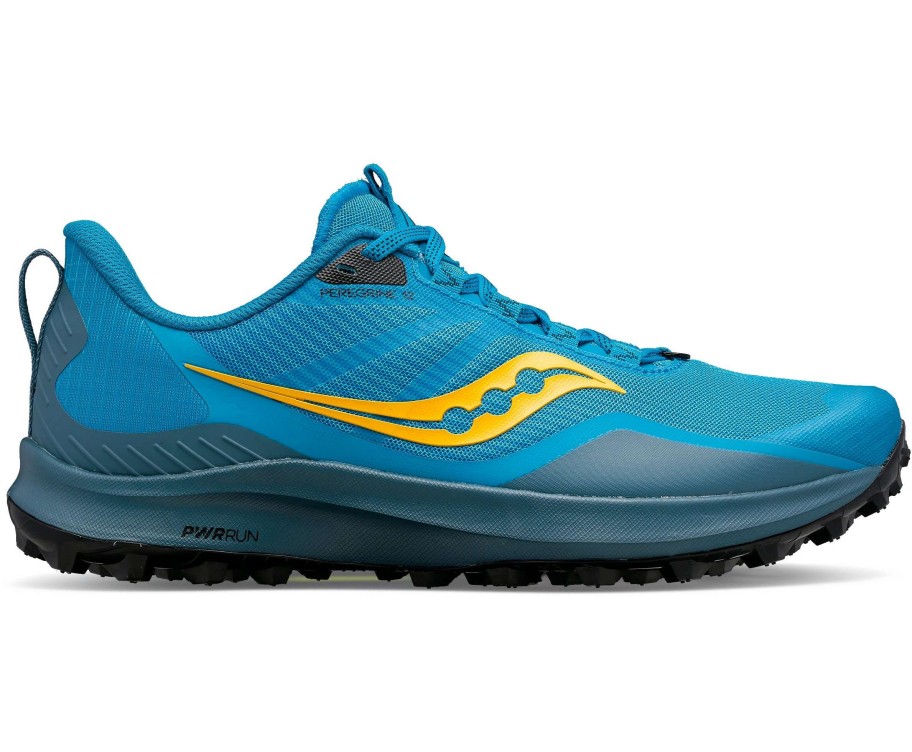 Footwear * | Saucony Men'S Peregine 12 (32 Ocean/Black)